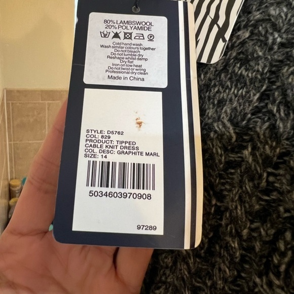 Brand New with tags.Beautiful warm sweater dress, perfect for 🍁 and ❄️ - Picture 5 of 6